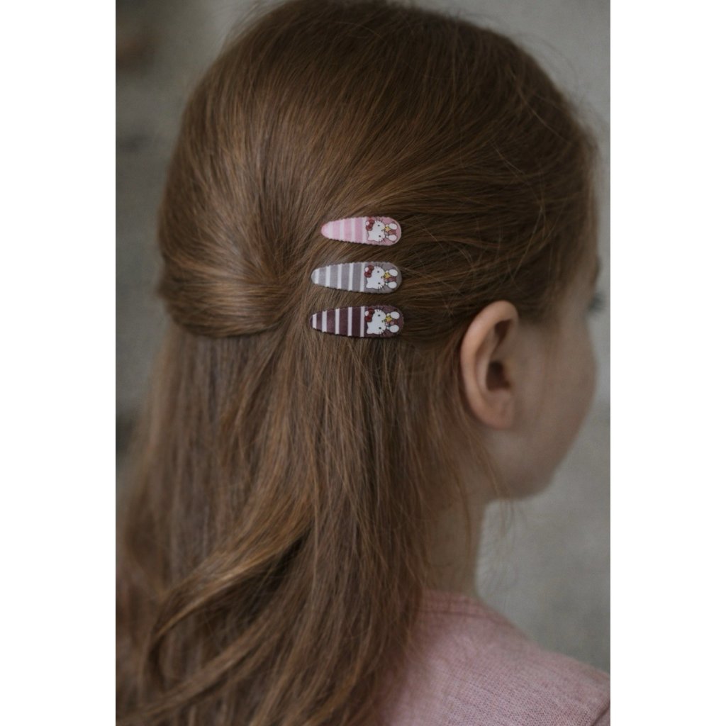 Hello Kitty Hair Clips For All Hair Types Anime Cute Hair Stylers Gift Colorful
